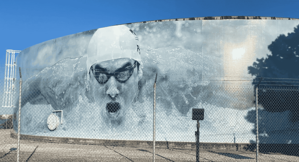 Michael Phelps Installation